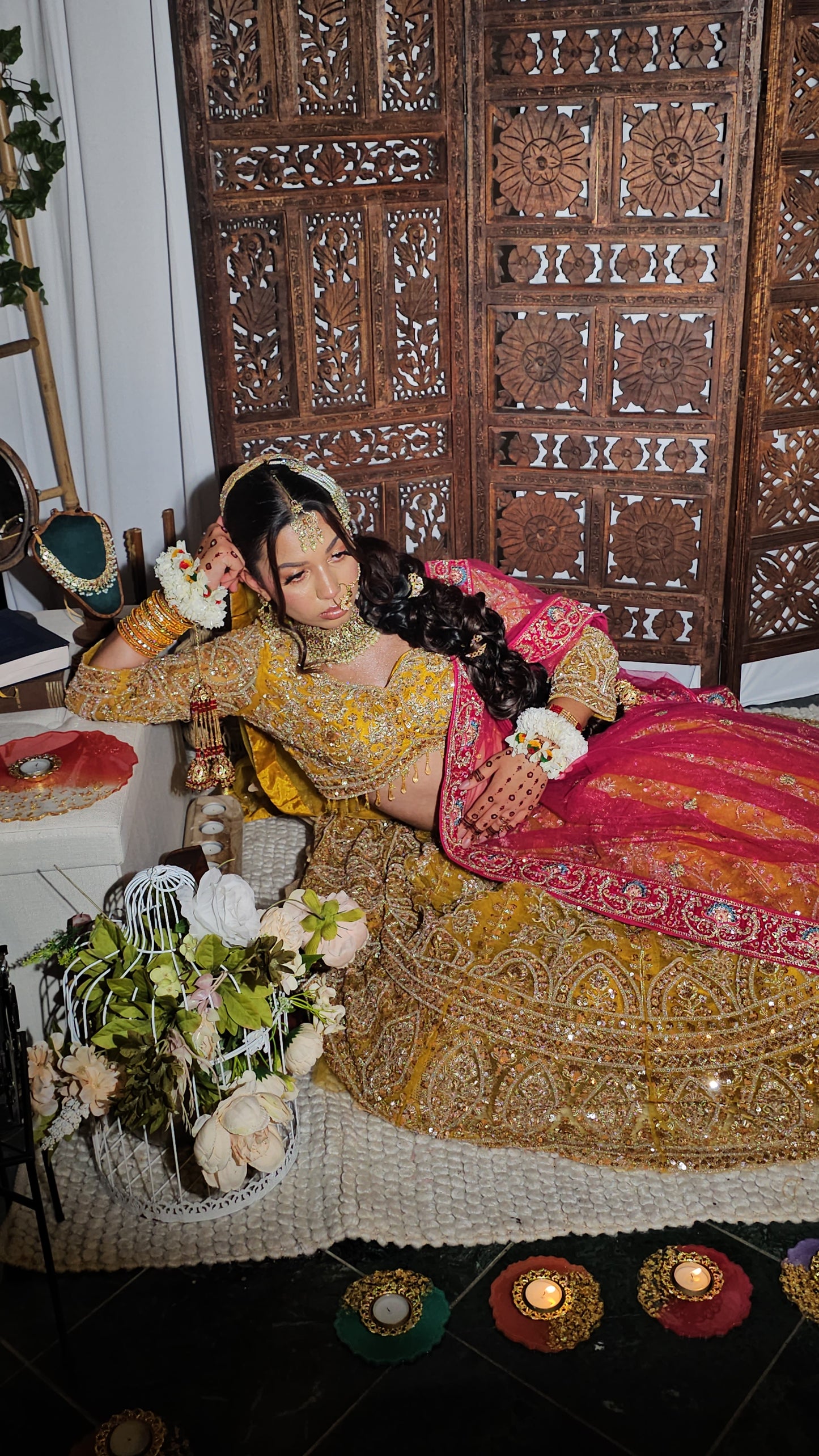 Full Sleeves Blouse & Lehenga Set